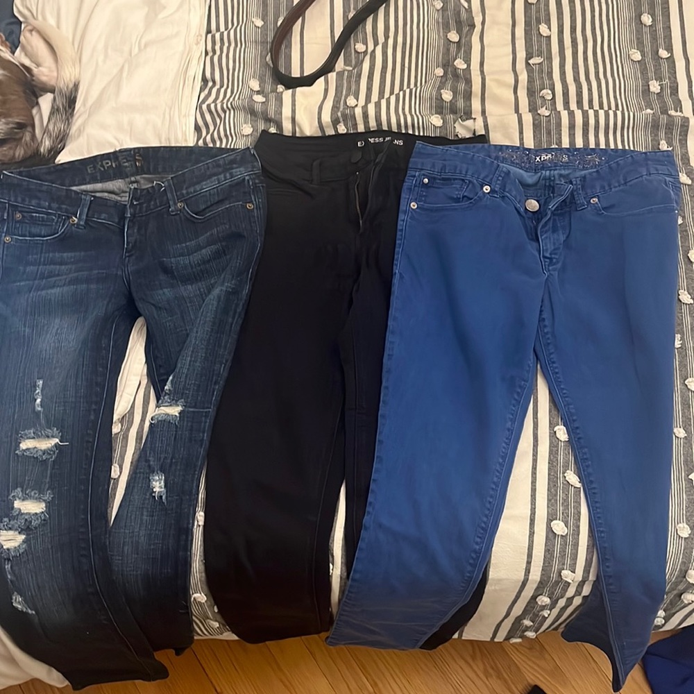 Express jeans bundle of three